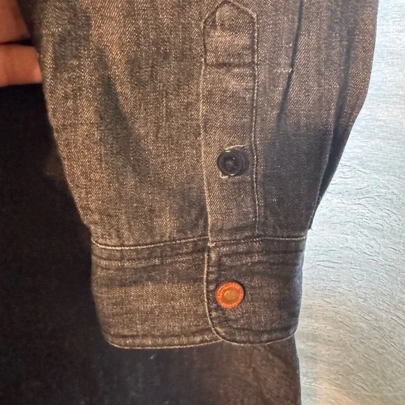 Lauren Ralph Lauren 6 Denim Shirt Dress Midi Shift Sheath Knee Lengths W/Belt - Picture 12 of 13